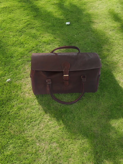 Moroccan Leather Travel Bag