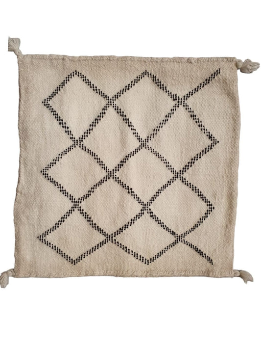 Geometric Harmony Handwoven Rug