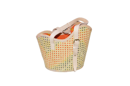 Handmade Woven Leather Tote Bag