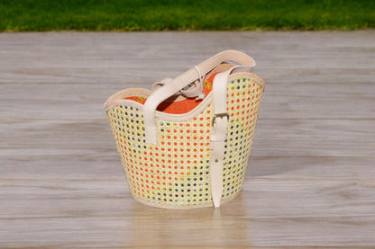 Handmade Woven Leather Tote Bag