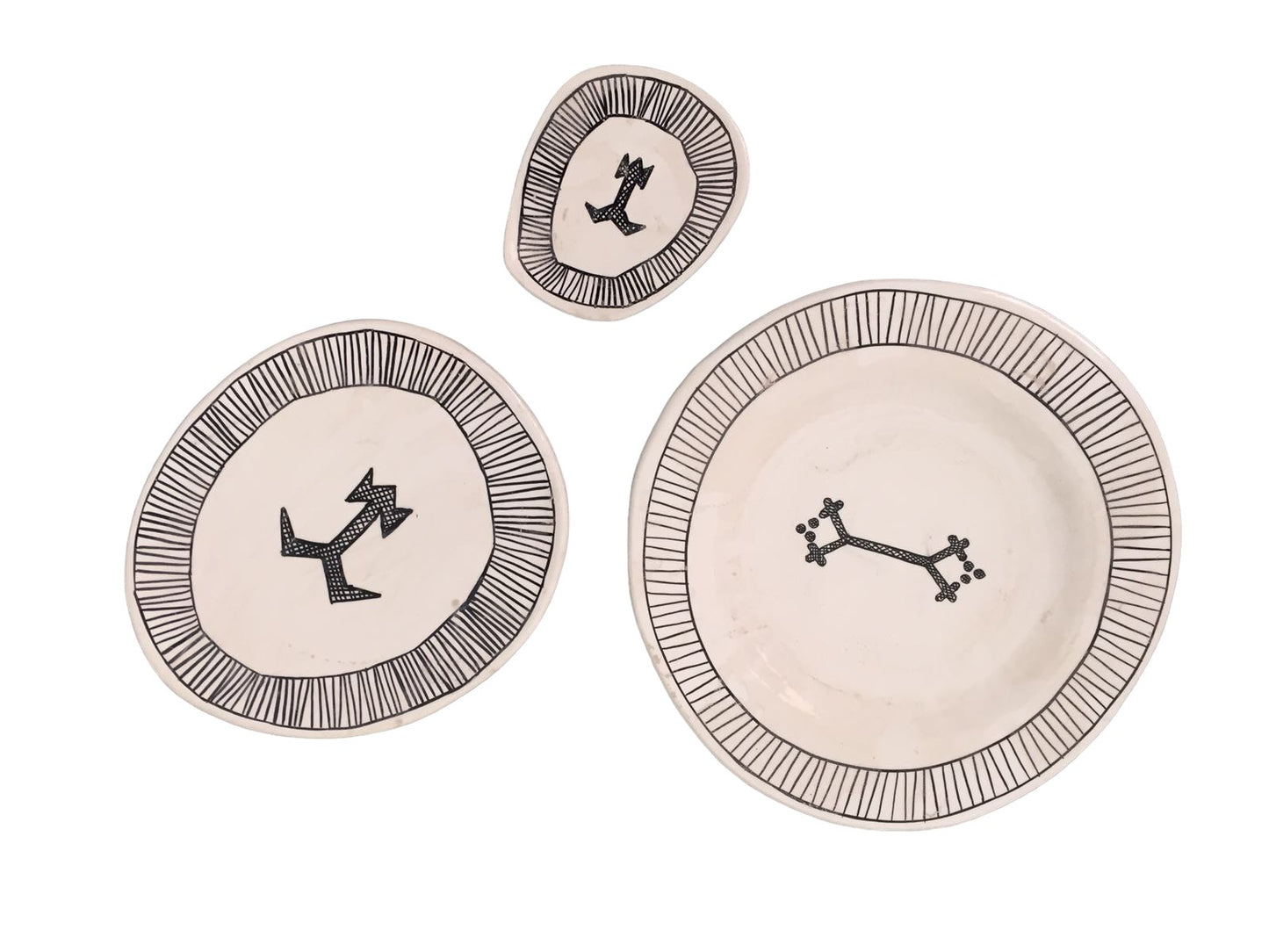 Tribal Essence Ceramic Plate Set