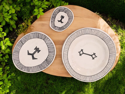 Tribal Essence Ceramic Plate Set