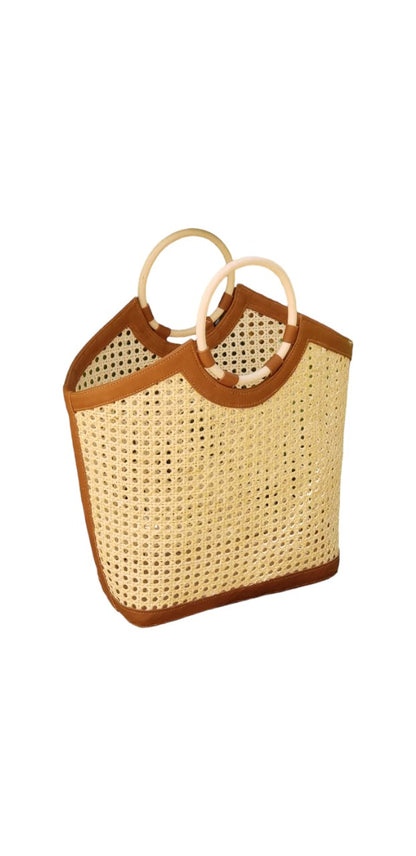 Moroccan Handmade Woven Tote Bag