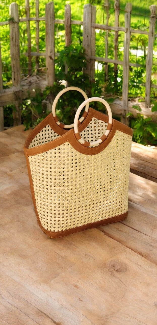 Moroccan Handmade Woven Tote Bag