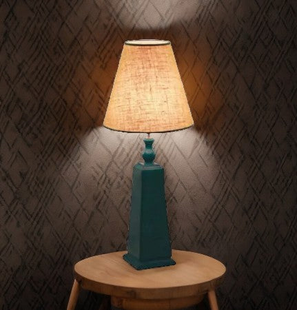 Emerald Elegance Table Lamp