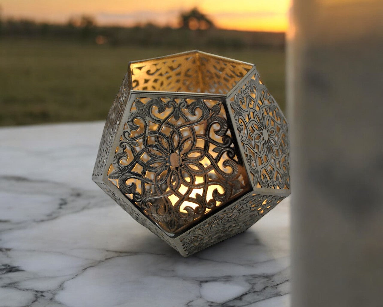 Intricate Geometric Lantern