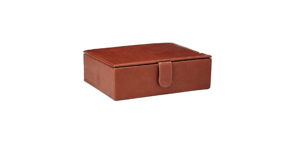 Classic Leather Keepsake Box