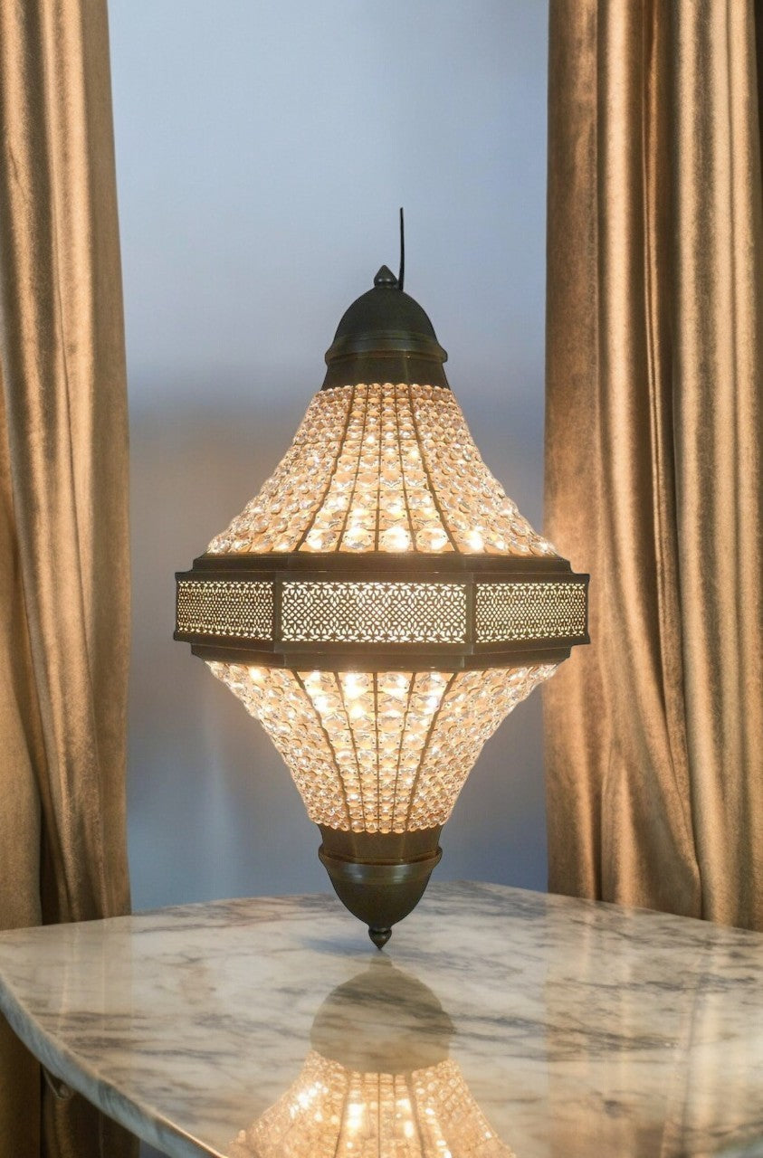 Majestic Crystal Chandelier Lantern