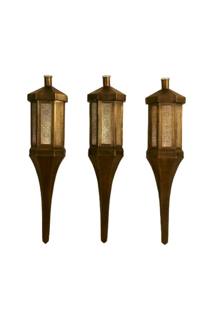 Trio of Moroccan Wall Lanterns