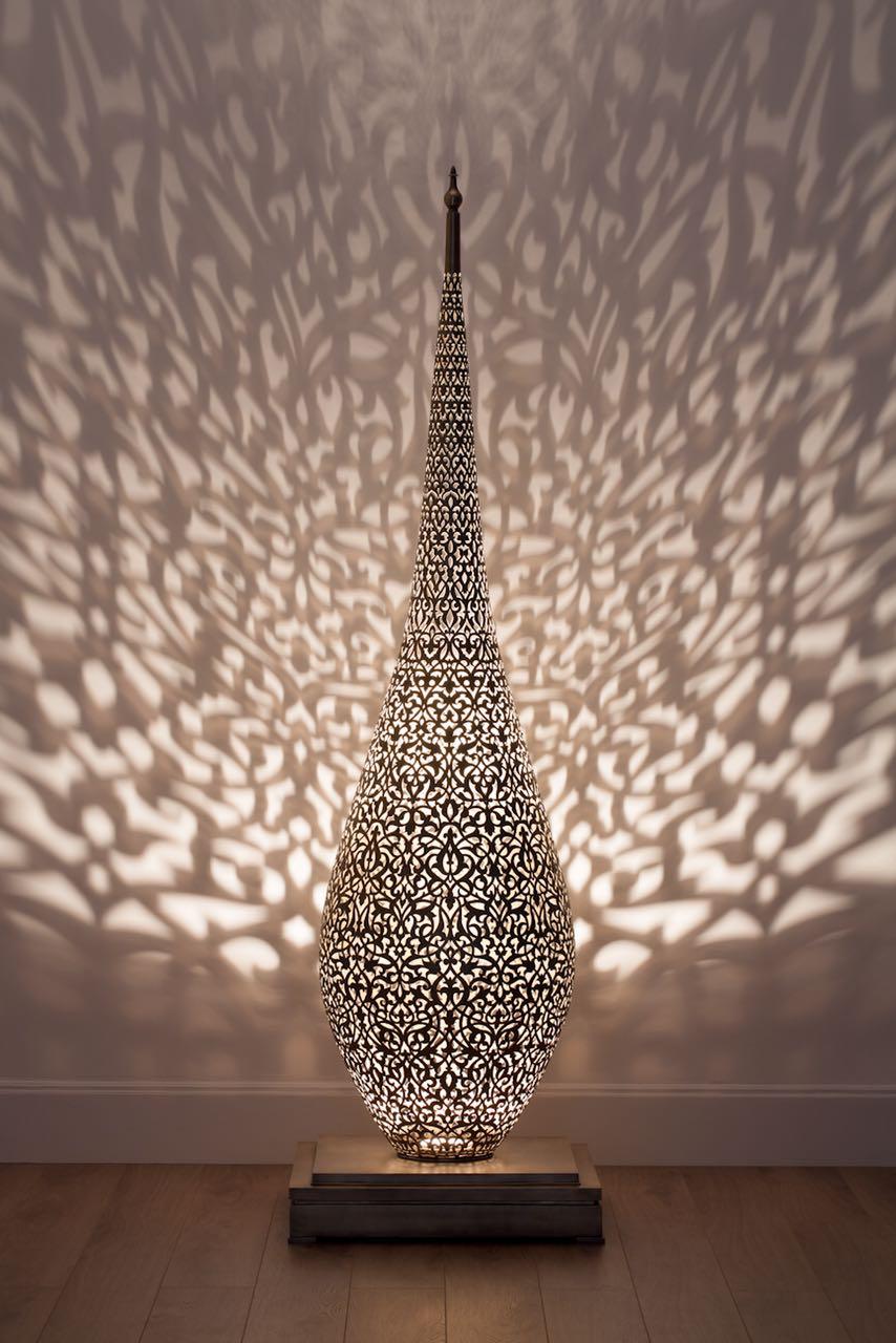 Moroccan Handmade Ornate Floor Lamp