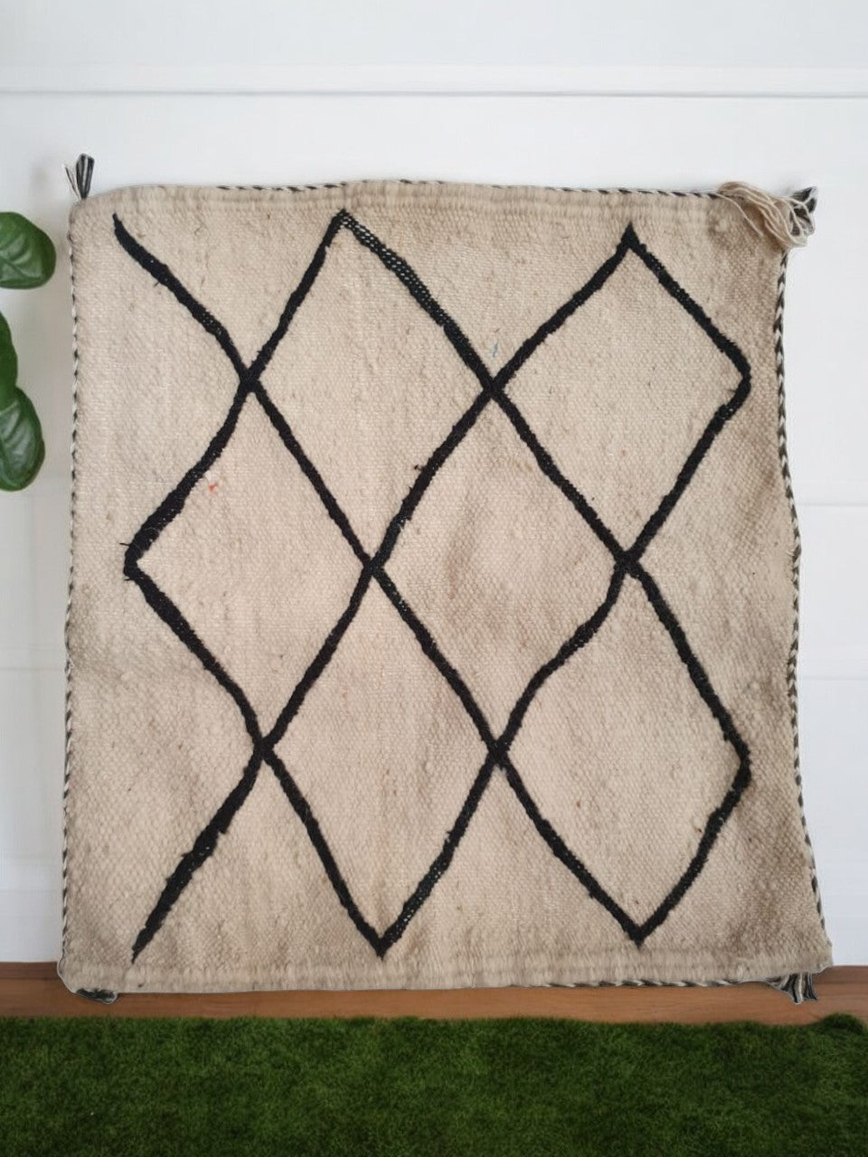 Rustic Diamond Handwoven Rug