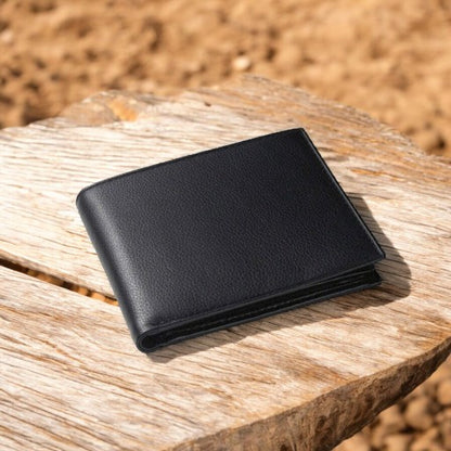 Classic Black Leather Wallet